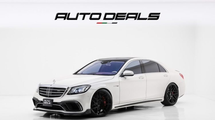 2018 Mercedes Benz S 63 AMG 4Matic LWB | Full Option | High-Performance Luxury | 4.0L V8 Biturbo