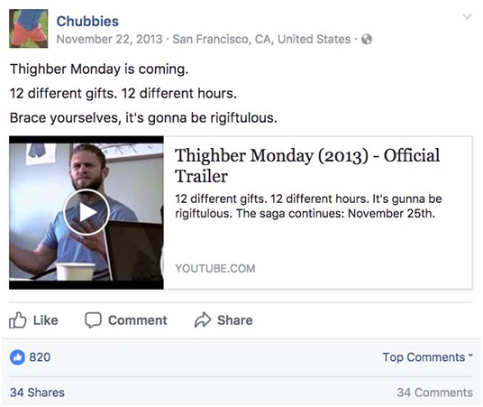 Chubbies did something - Cyber monday , black friday, - Branex UAE
