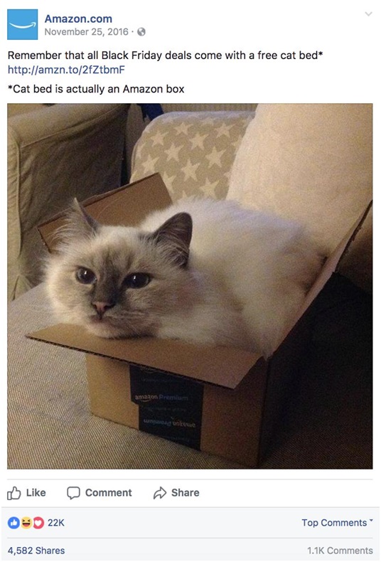 how Amazon used humor - Cyber monday , black friday, - Branex UAE
