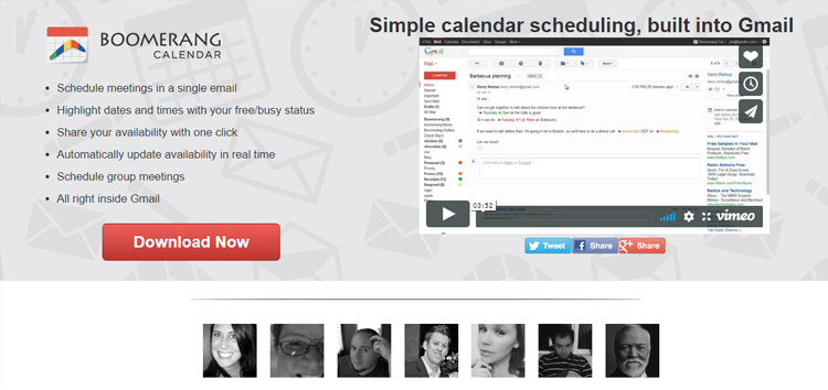 boomerangcalendar Meeting scheduling app