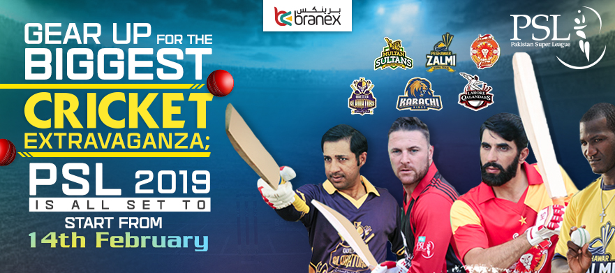 Gear Up for the Biggest Cricket Extravaganza, PSL 4 2019 is All Set to Start From 14th February