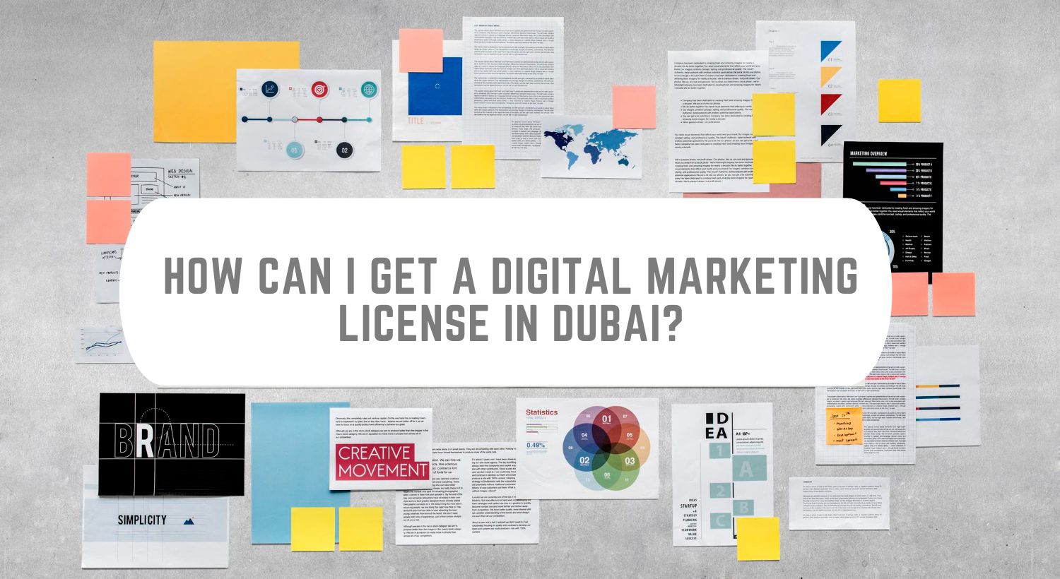 How can I get a Digital Marketing License in Dubai?